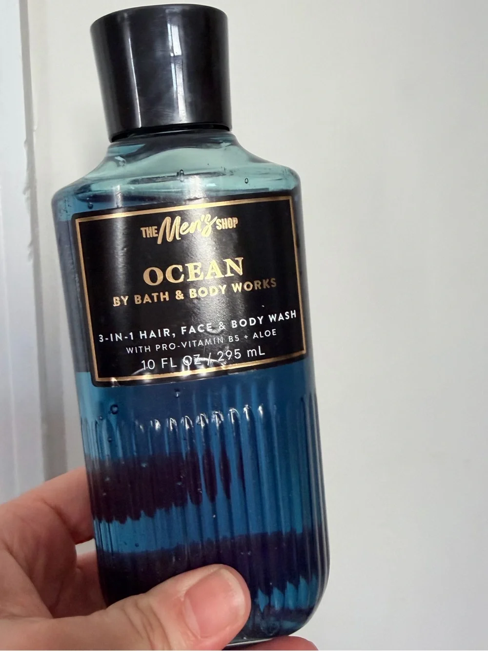 Ocean Blue Men's Hydrating Body Cream and body wash